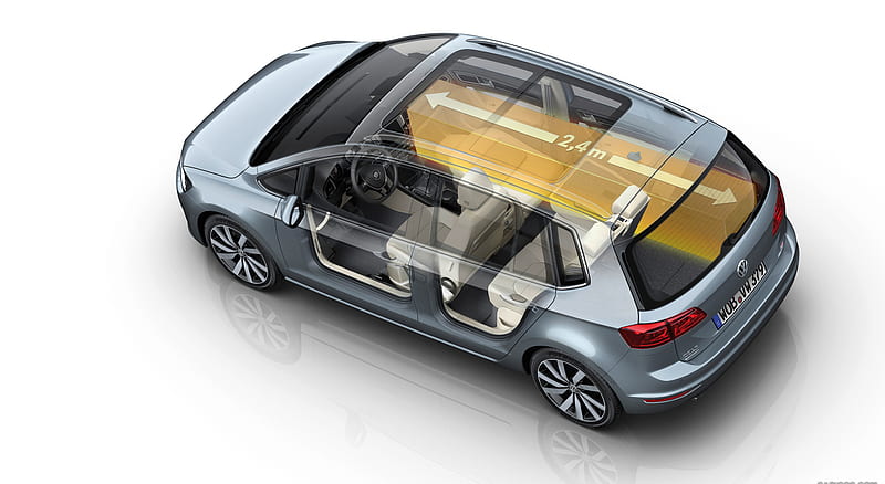 2014 Volkswagen Golf Sportsvan - Maximum load length , car, HD wallpaper