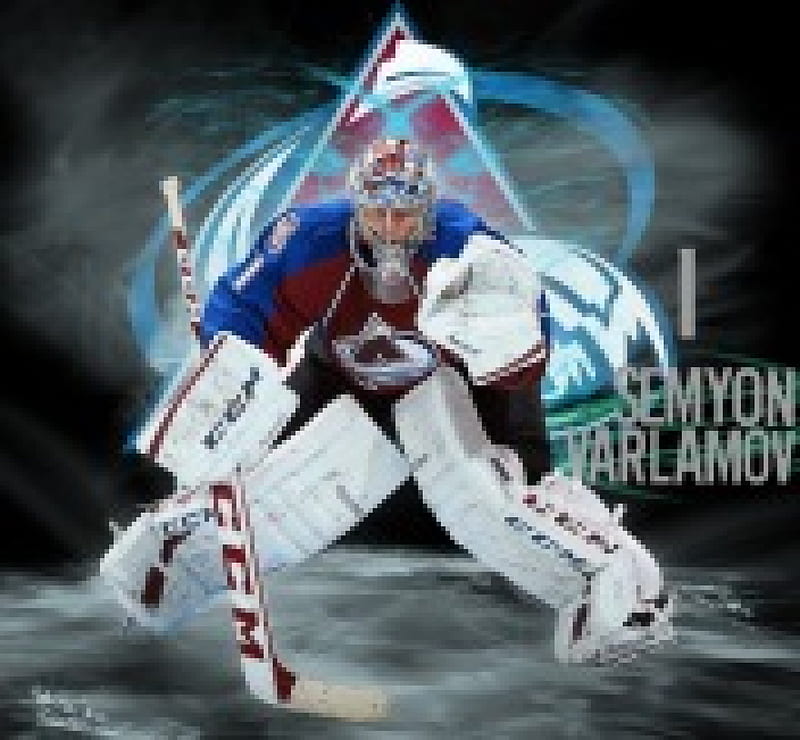 Seymon Varlamov, Goalie, 1, Avalanche, Avs, Varly, Colorado Avalanche, HD wallpaper