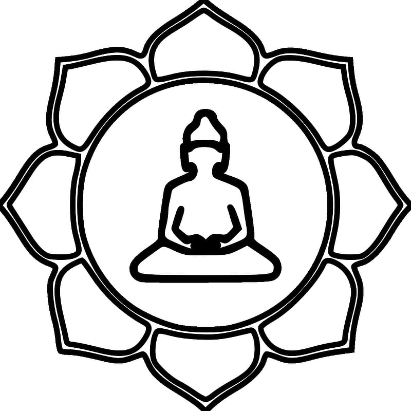 Budha, logo, man, HD phone wallpaper