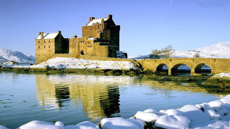 Eilean Donan Castle - Scotland, Scottish Castles, Scotland, Scottish Highlands, Eilean Donan Castle, HD wallpaper