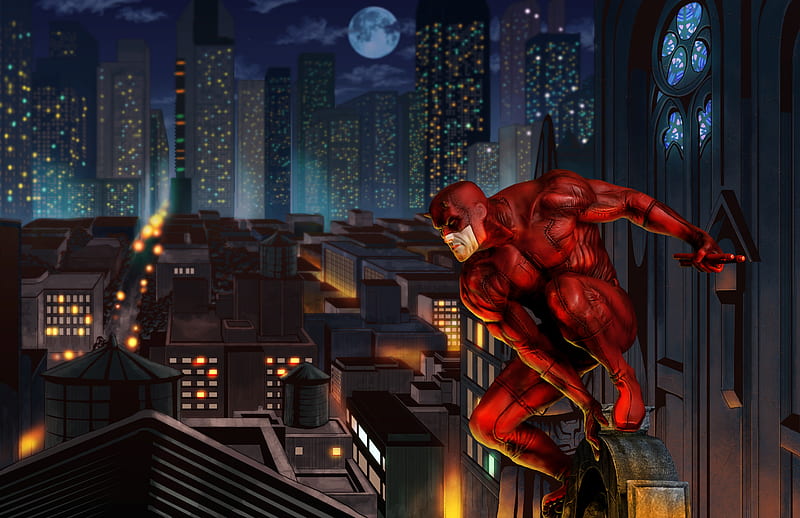 Daredevil 2018, daredevil, superheroes, HD wallpaper