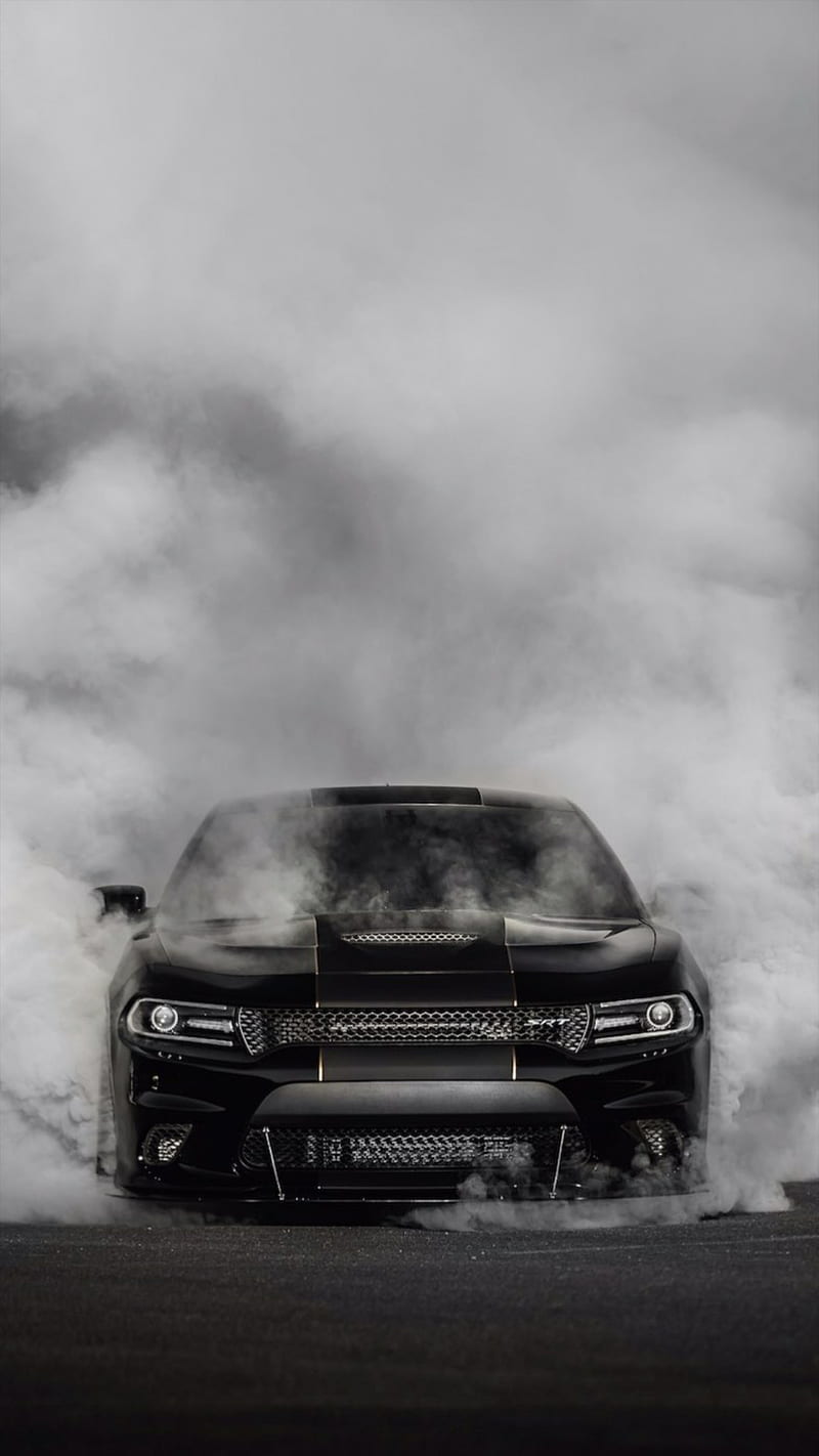 Black charger, car, dodge, muscle, speed, HD phone wallpaper