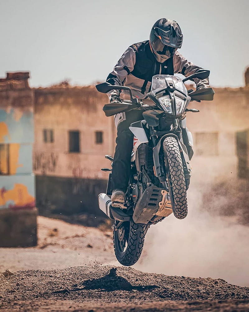 Ktm 390 adventure, bike, motorcycle, off-road, stunt, stunts, HD phone wallpaper