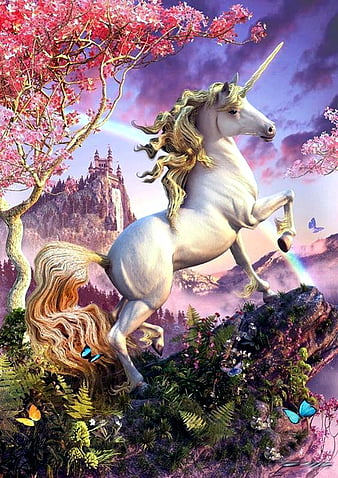 This Beautiful Unicorn 800x600.jpg, Blue Grey, Fantasy, Unicorn, HD ...