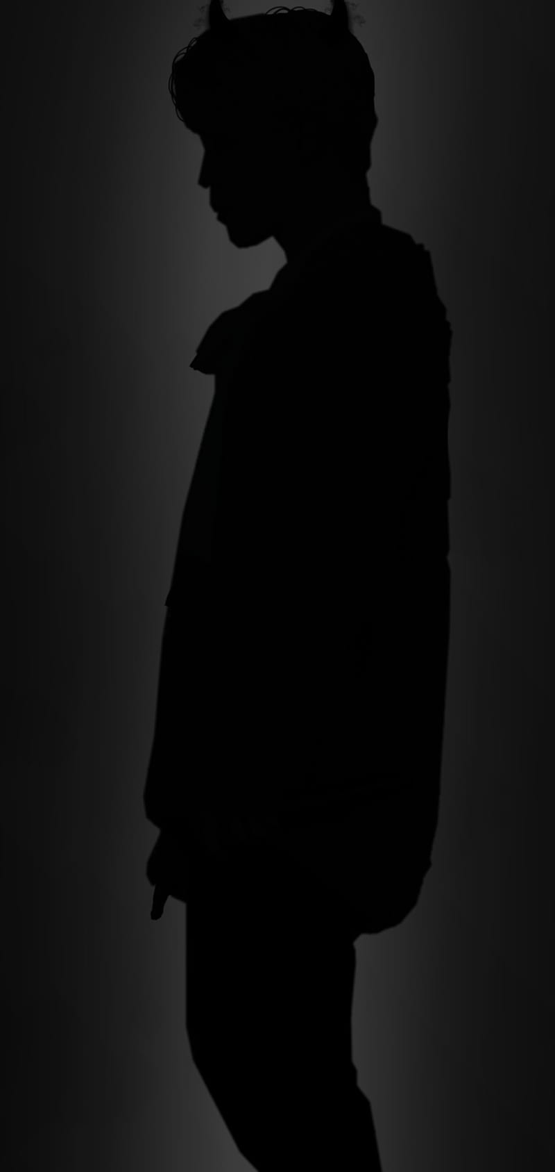 Anime man , black, dark, light, white, HD phone wallpaper