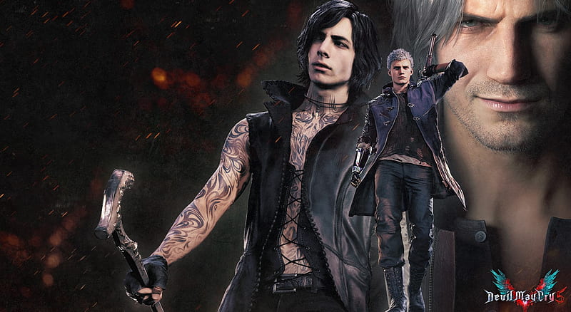 DMC5, Playable Characters: Dante, Nero, & V