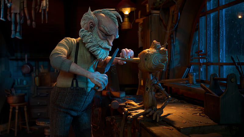 Movie, Guillermo del Toro's Pinocchio, HD wallpaper