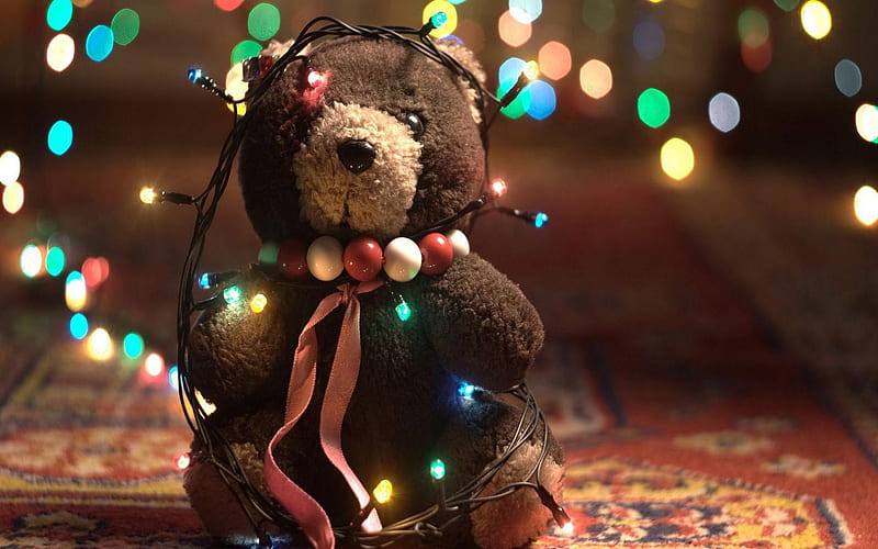 Party Teddy Bear, Christmas, Brown, Bear, Teddy, Party, HD wallpaper |  Peakpx