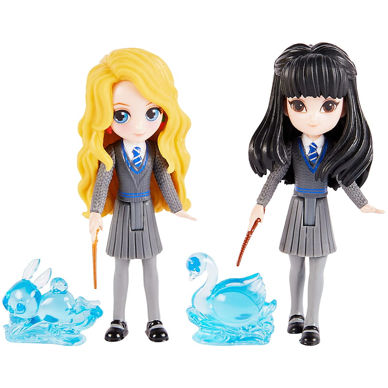 Wizarding World Harry Potter, Magical Minis Luna Lovegood and Cho Chang Patronus Friendship Set with 2 Creatures, Kids Toys for Ages 5 and up : Toys & Games, HD phone wallpaper