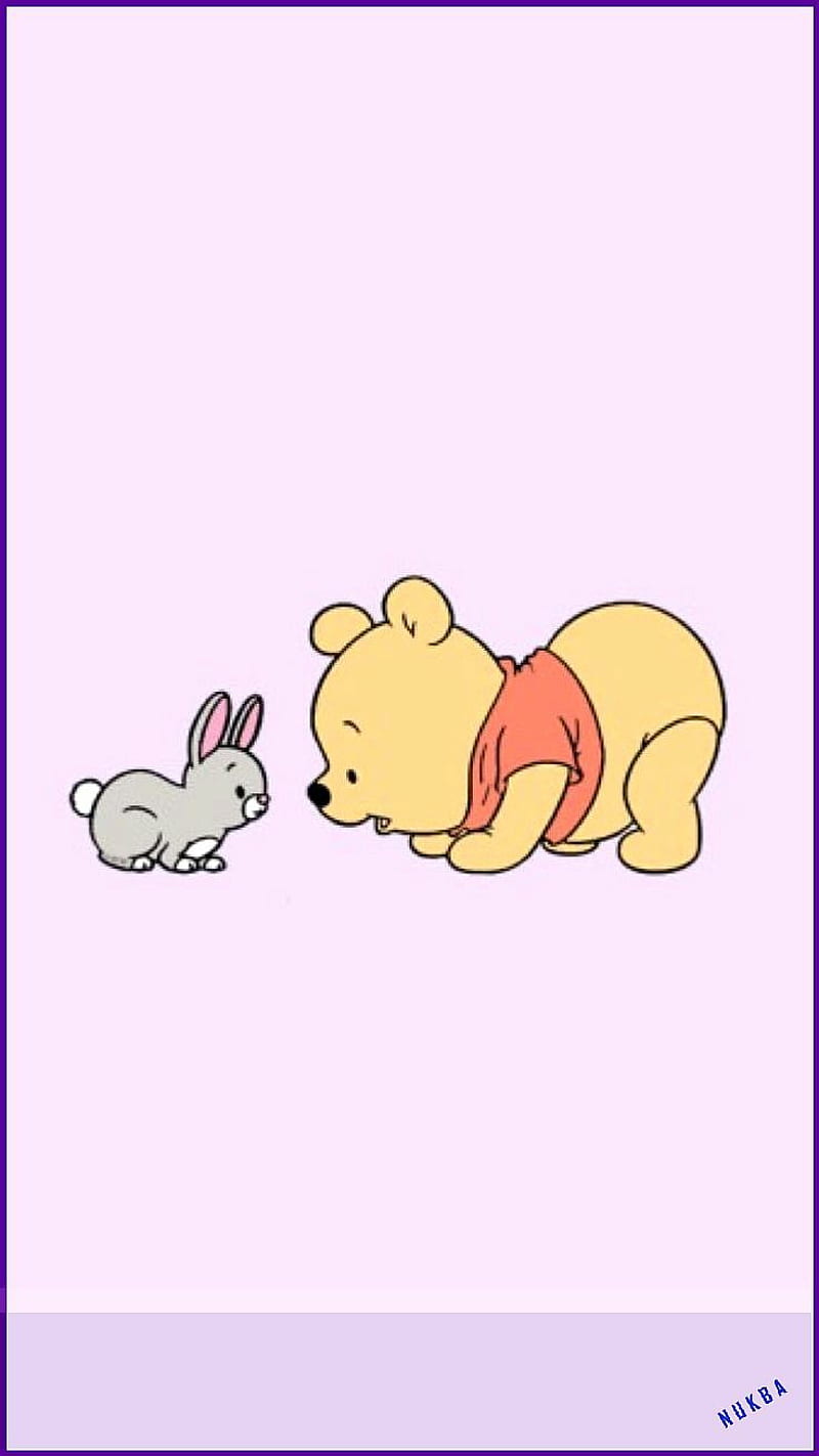 Pooh, bear, bunny, HD phone wallpaper | Peakpx