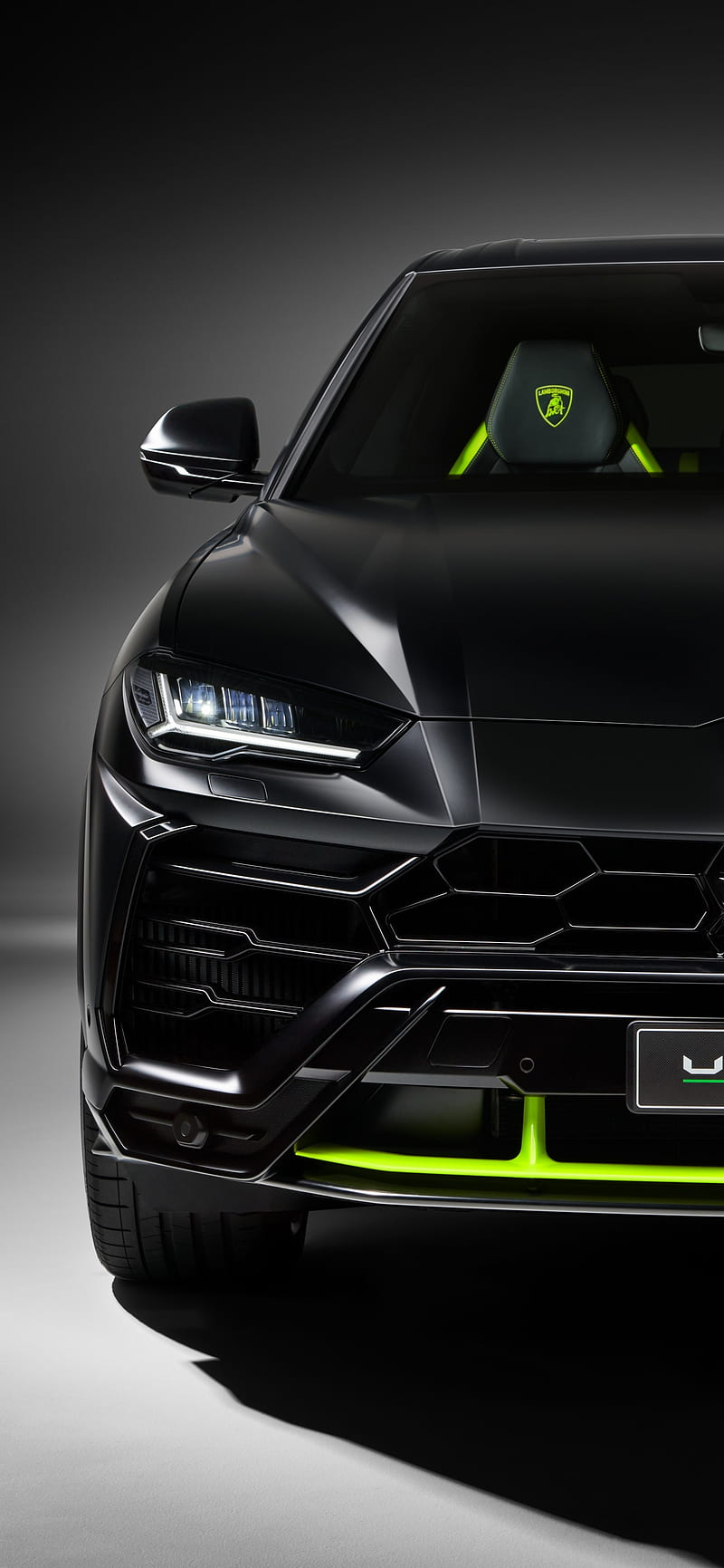 Lamborghini Urus Graphite Capsule , 2021, Dark Background, Black Cars, , , Black Dark, HD phone wallpaper