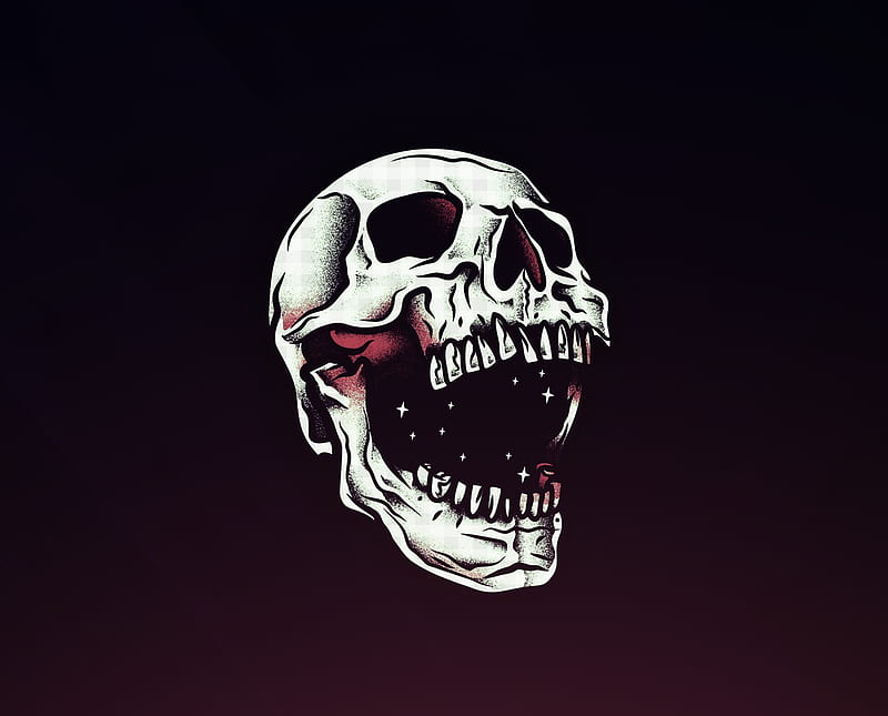 Death skull , death, skull, HD wallpaper