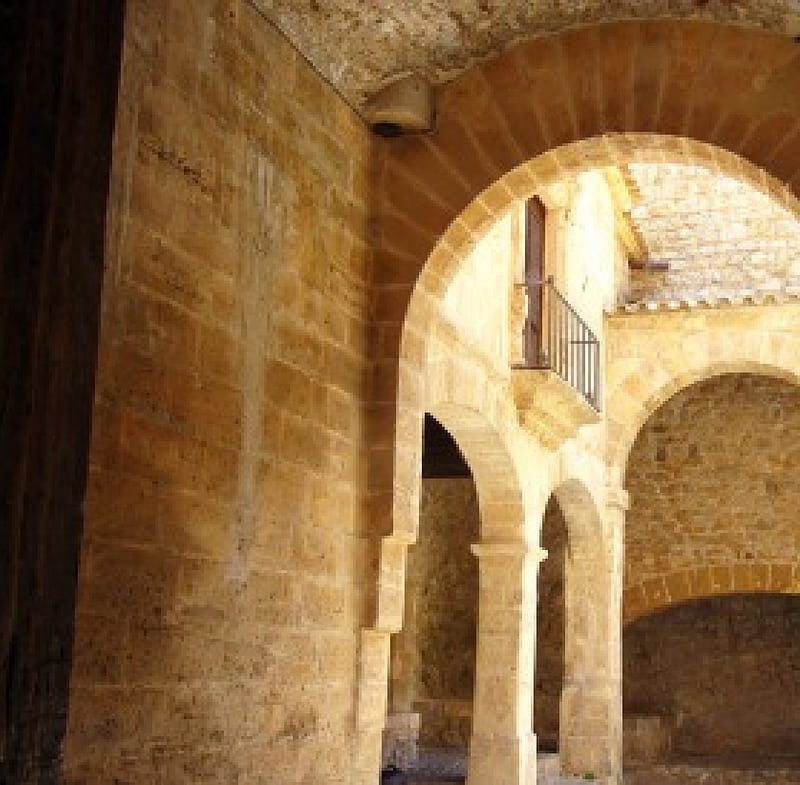 Main entrance d'Alt Vila (Ibiza town), unesco, graphy, medieval, ancient, entrance, door, HD wallpaper