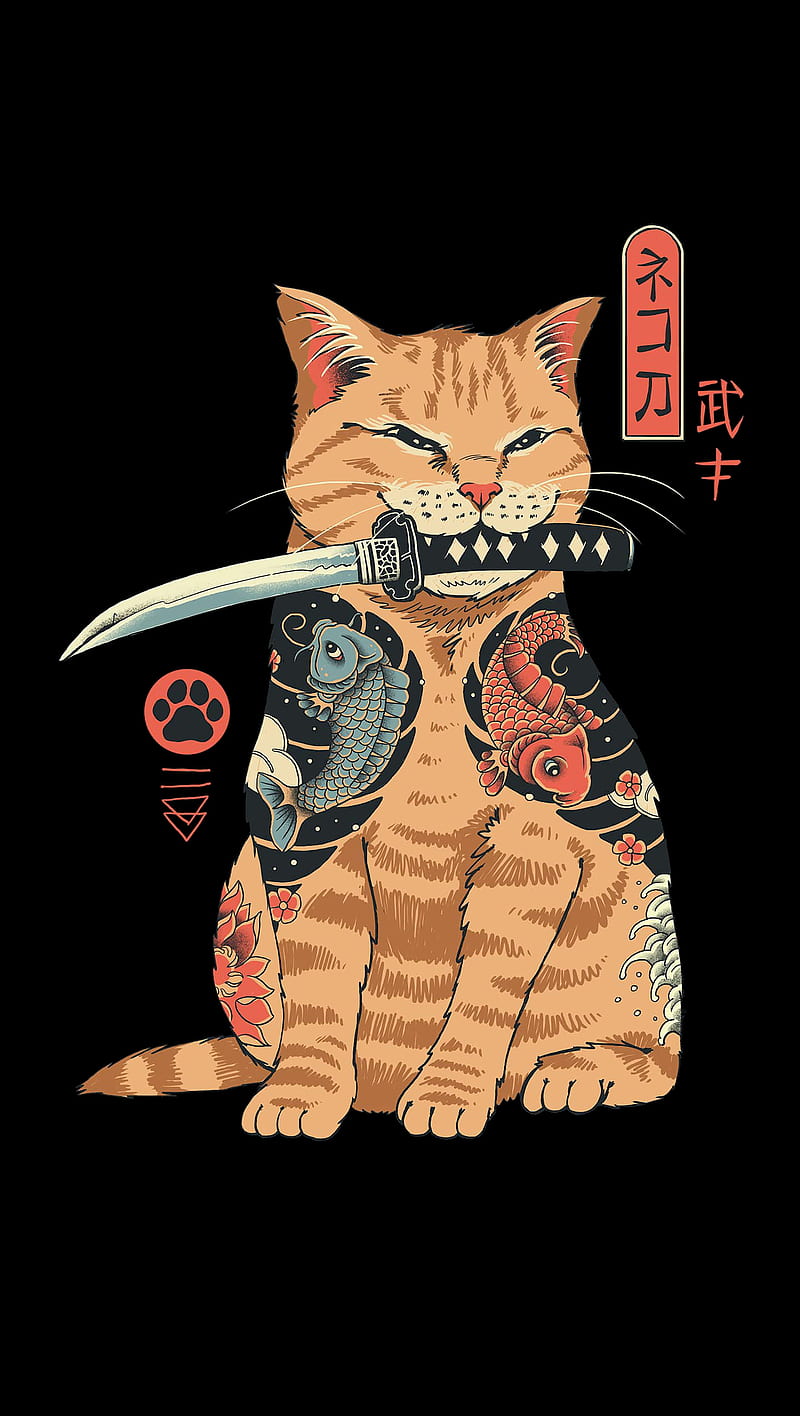 Deadly kitty cat, cut, up, you, HD phone wallpaper