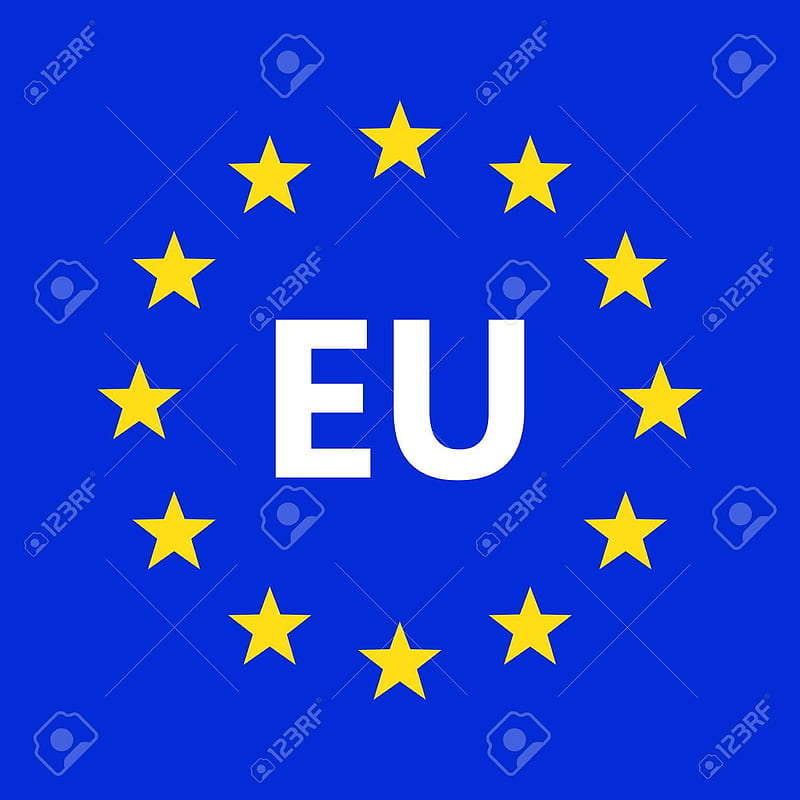 EU Europa flag, logo, HD phone wallpaper
