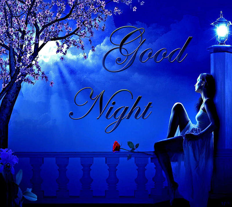 Romantic Beautiful Good Night Greetings Original Illustration Ads Background  Wallpaper Image For Free Download - Pngtree