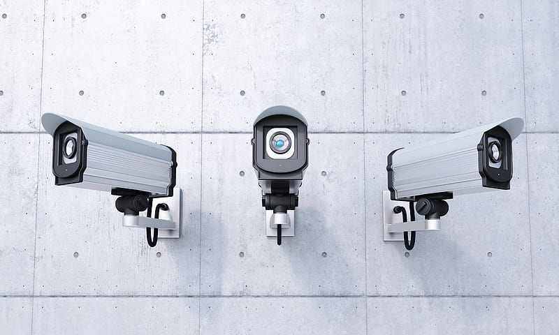 CCTV Security, cameras, security, cctv, tech, HD wallpaper