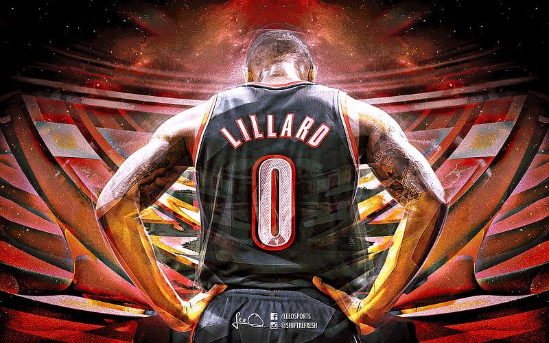 Basketball, Damian Lillard, HD wallpaper