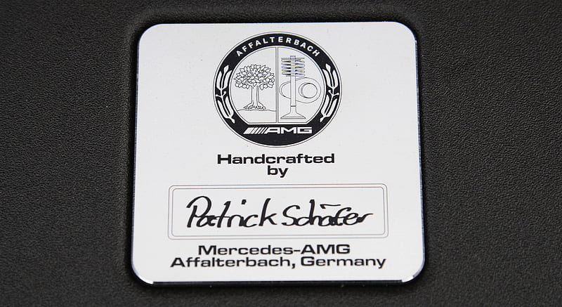 2013 Mercedes-Benz SL63 AMG Engine Badge - Handcrafted by Patrick Schäfer , car, HD wallpaper
