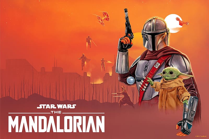 Star Wars, Tv Show, The Mandalorian, The Mandalorian (Character), Baby Yoda, Grogu (Star Wars), HD wallpaper