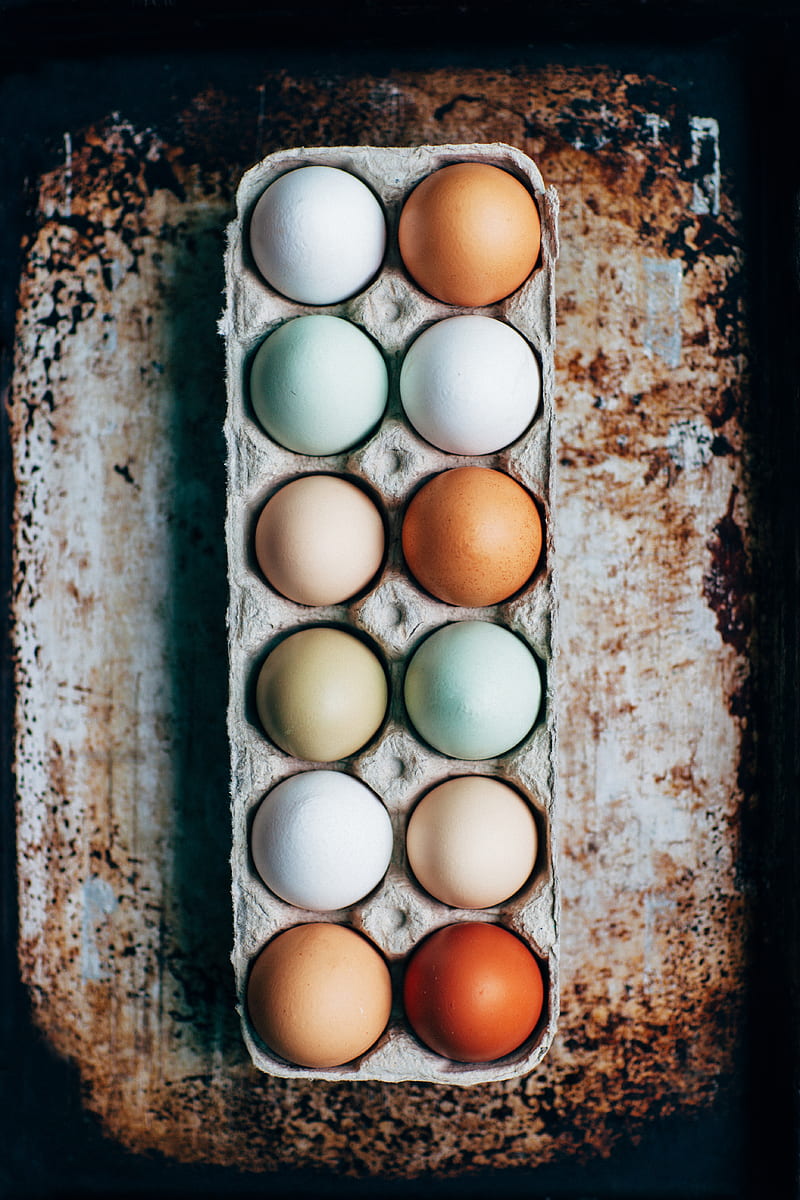 dozen eggs on tray, HD phone wallpaper