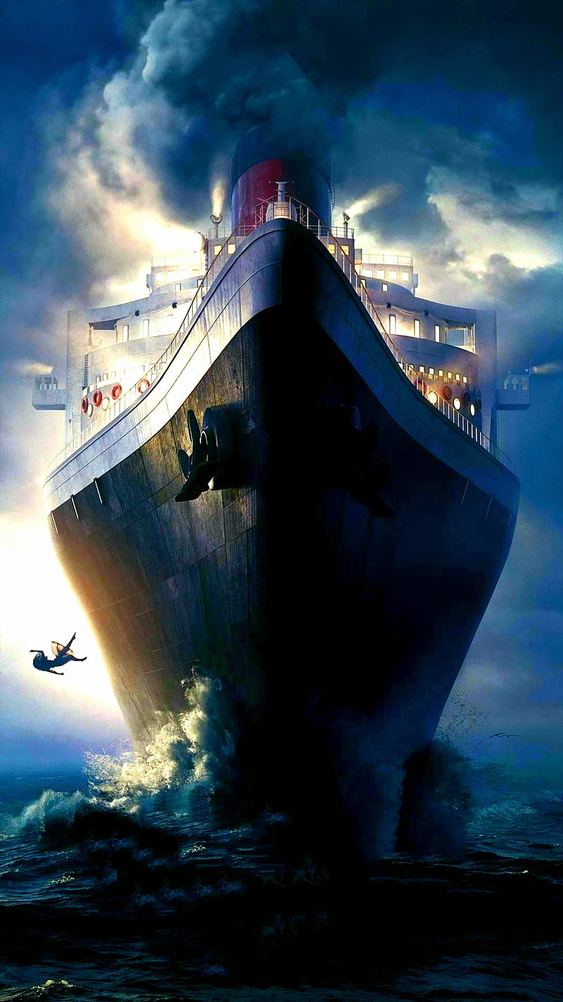 Titanic, sea, gemi, HD phone wallpaper