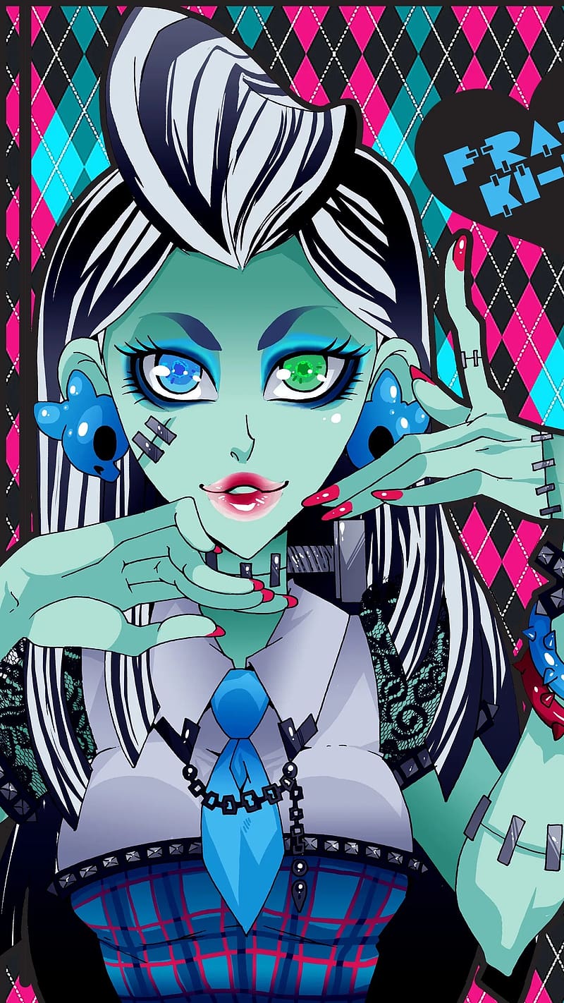 Monster High, anime Frankie, frankie, anime, HD phone wallpaper | Peakpx