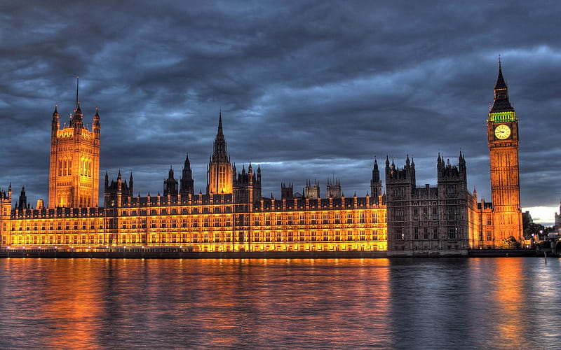 Parliament and Big Ben London travel-city architecture, HD wallpaper