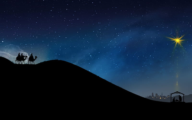 Silent Night, landscape, milky, mountain, mountains, nebula, nebulae, sky,  star, HD wallpaper | Peakpx
