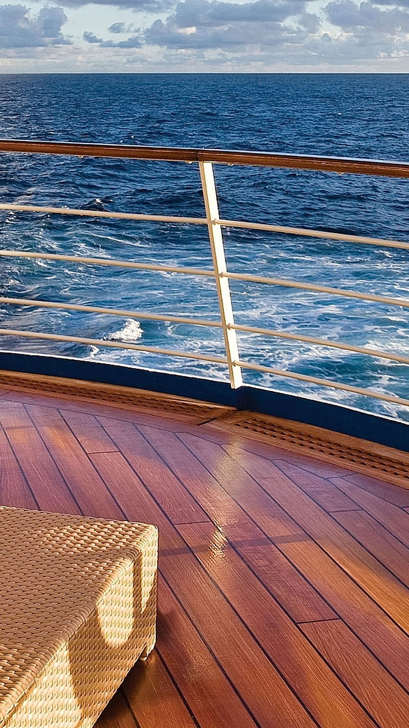 Back Deck, aft, bonito, ocean, sea, ship, stern, HD phone wallpaper