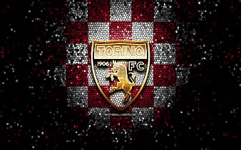 Download imagens O Torino FC, 4k, Italiano de futebol do clube, Serie A,  emblema, logo, textura de couro, Turim, Itália, I…