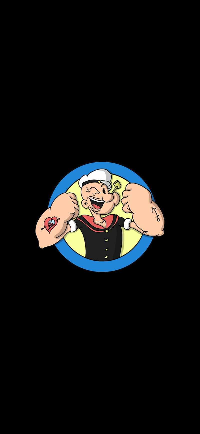 Popeye, black, cartoon, pikachu, pogo, popeye, popeye the sailor man,  popoye, HD phone wallpaper | Peakpx