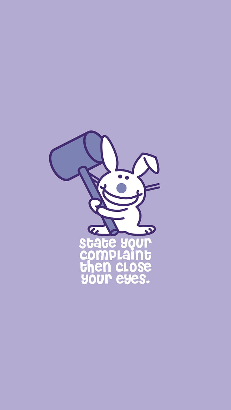 Dare You to Complain, It's, animal, bunny, cartoon, comedy, cool, funny,  hammer, HD phone wallpaper | Peakpx