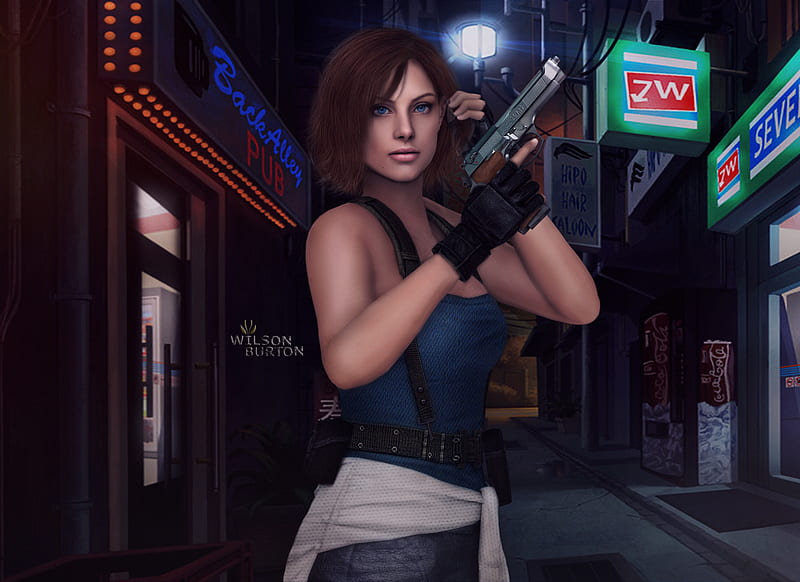 Video games Resident Evil Jill Valentine Umbrella Corp_ wallpaper, 1920x1200, 203319