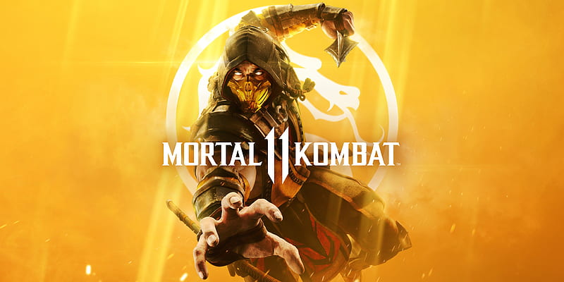 Mortal Kombat 11, scorpion, mk11, HD wallpaper
