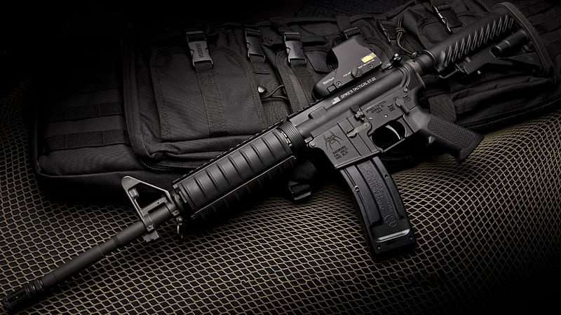 Tactical ST 22, scope, rifle, special, assult, HD wallpaper