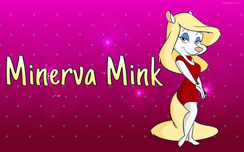 Minerva Mink , cute, TV Series, Cartoons, Animaniacs, Minerva Mink, Furry, HD wallpaper