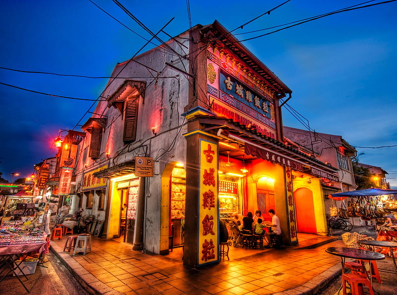 Oriental Building, building, architecture, colours, oriental, HD wallpaper