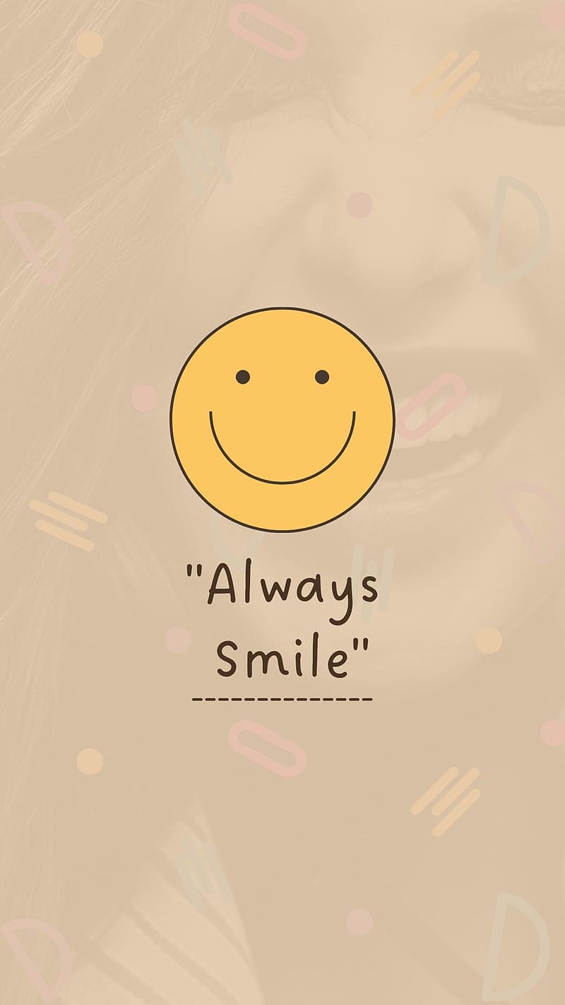 Smile Wala, Yellow Emoticon, emoji, always smile, emoticon, HD phone wallpaper
