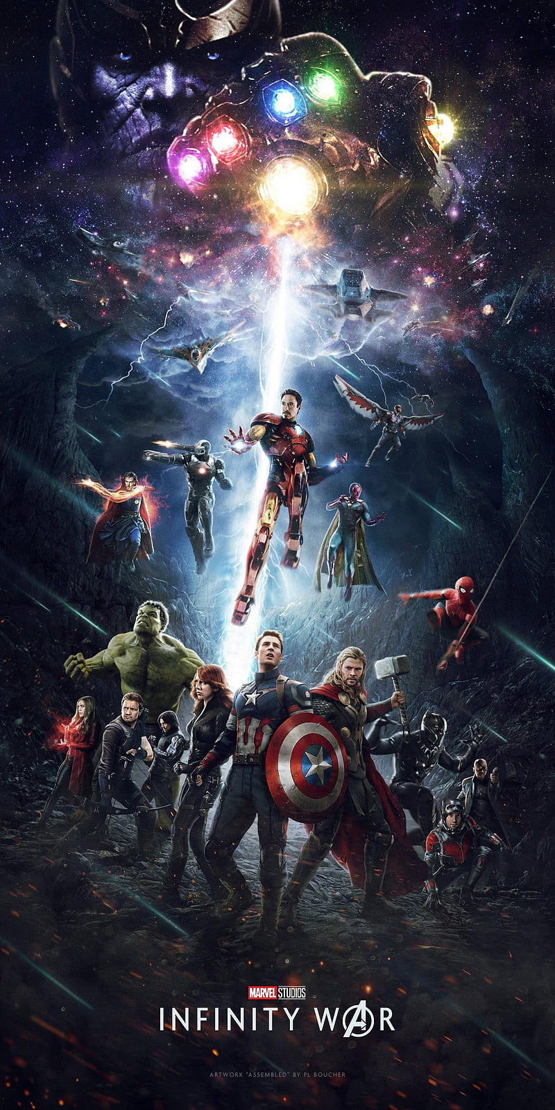 Infinity War, avengers, captan america, comics, geek, heroes, infinity, iron man, marvel, spiderman, guerra, HD phone wallpaper