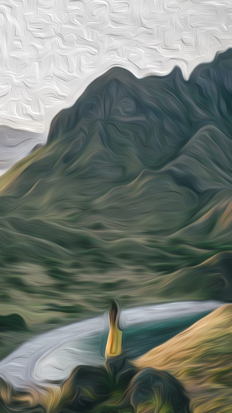 Mountain Conifers Cliff, Landscape, air, cliffs, forest, peak, top, HD phone wallpaper