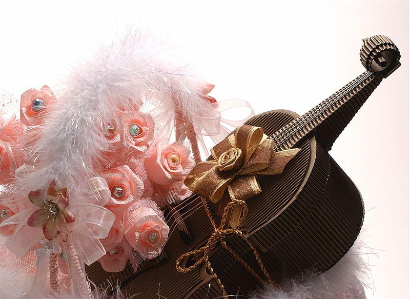 wedding gift, flower, song, guitar, dream, HD wallpaper