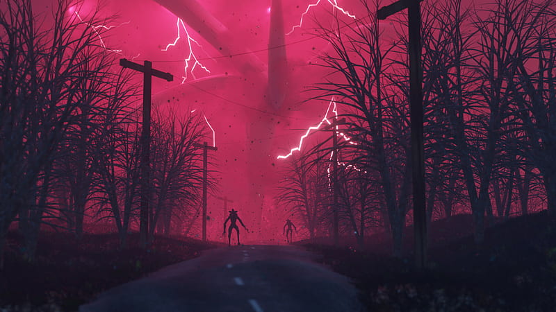 The Mind Flayer Coming Stranger Things, HD wallpaper