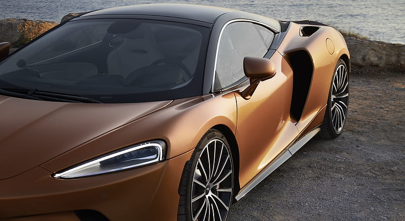 2020 McLaren GT (Color: Burnished Copper) - Headlight , car, HD wallpaper