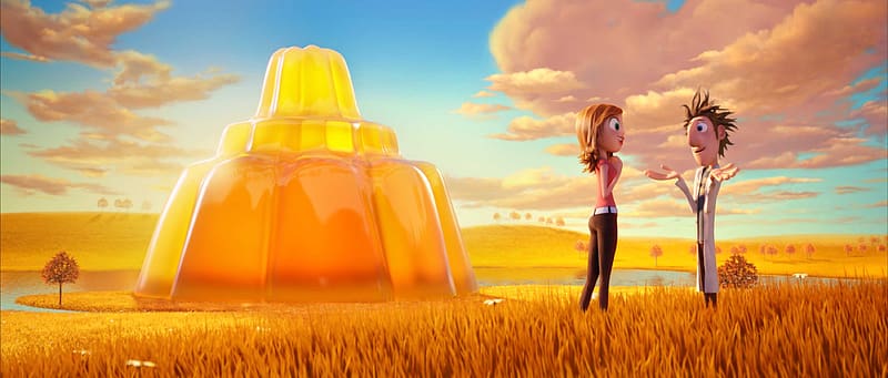 Movie, Sam Sparks, Cloudy With A Chance Of Meatballs, Flint Lockwood, HD wallpaper