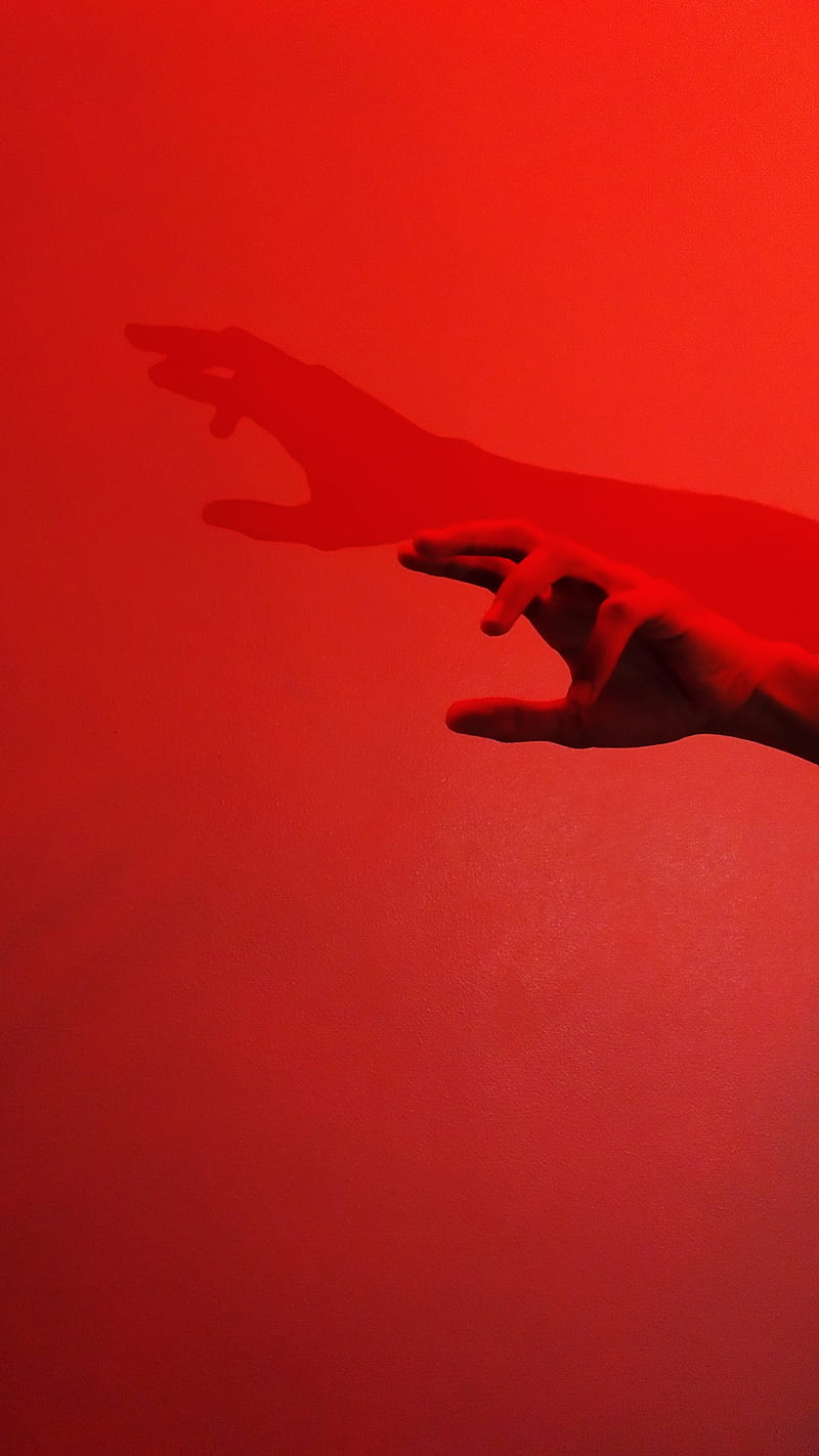 HANDS OF PAIN, lie, life, red, HD phone wallpaper