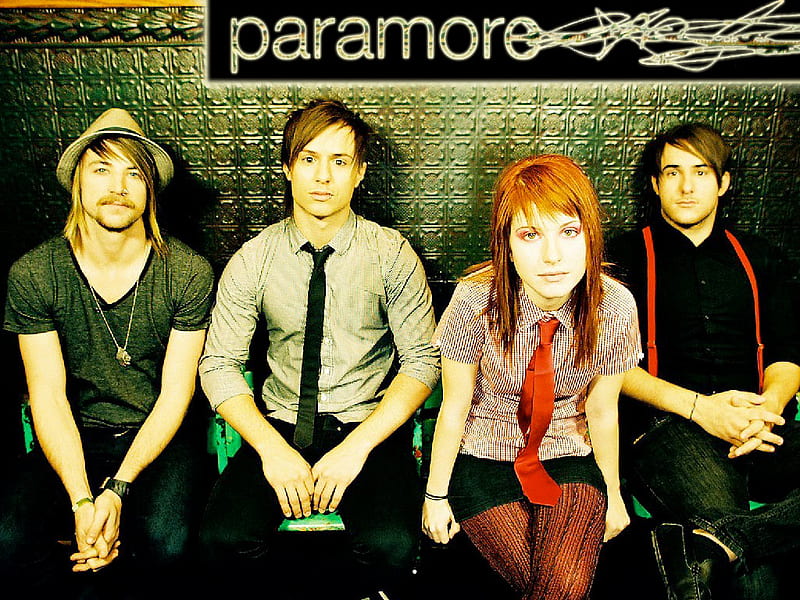 Paramore, red, hayley williams, alternative, music, misery business, band, the only exception, HD wallpaper