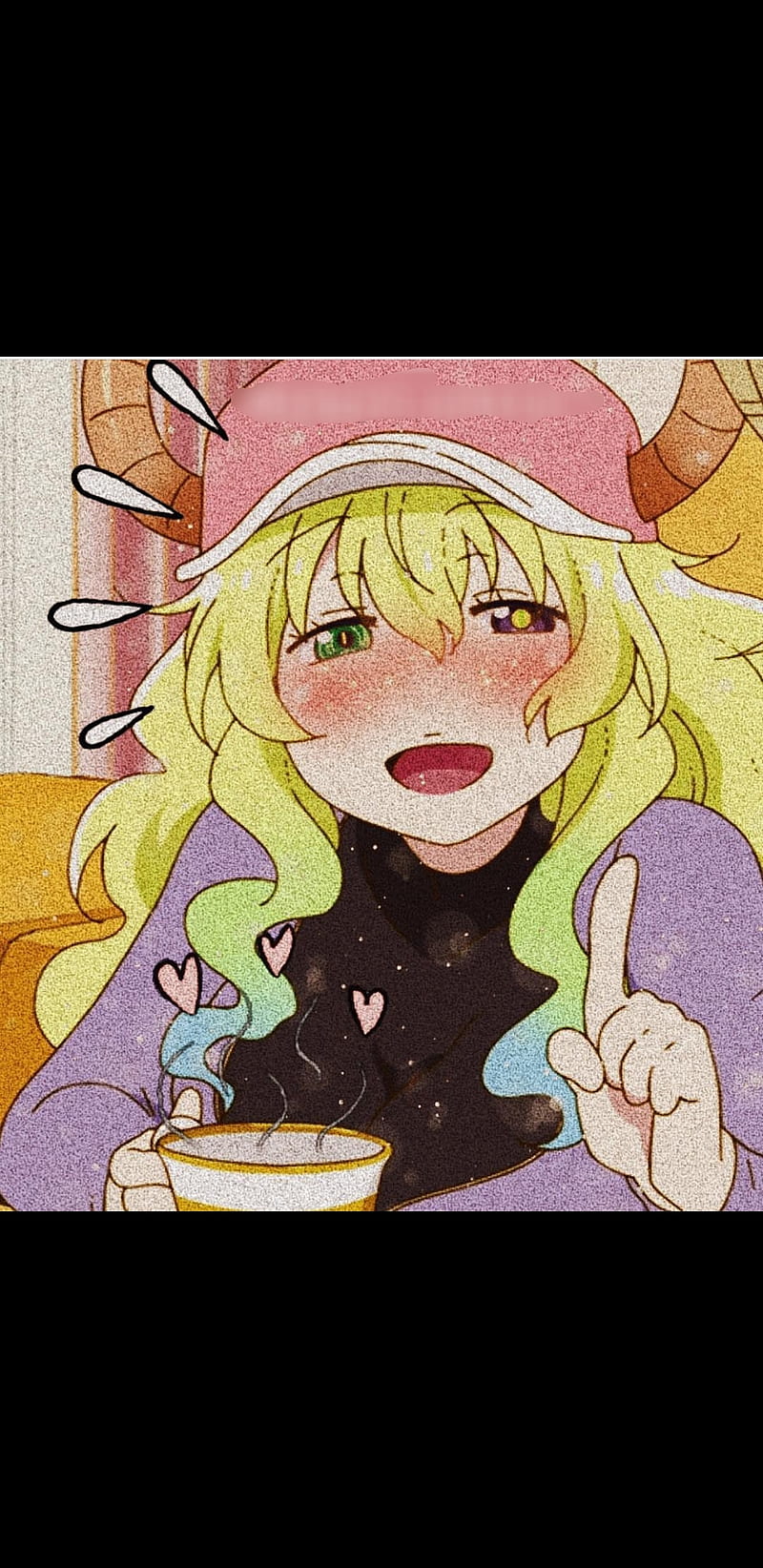 Lucoa, mkdm, dragon, anime, kawaii, cute, kobayashi, HD phone wallpaper