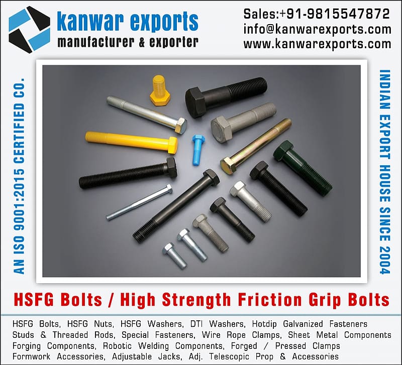 Wire Rope Clamps, Bulldog Clips, HSFG Bolts, HSFG Nuts, HSFG Washers, DTI Washers,, industry, manufacturer, exporter, serviceprovider, HD wallpaper