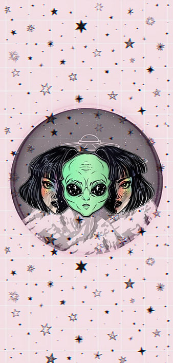 Papeis de parede para celular  Alien art, Alien drawings, Tumblr iphone  wallpaper